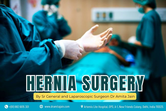 Dr Amita Jain top hernia surgeon in Delhi Hernia surgery by Dr Amita Jain